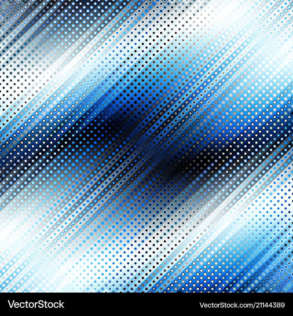 Geometric Abstract Halftone Pattern vector image