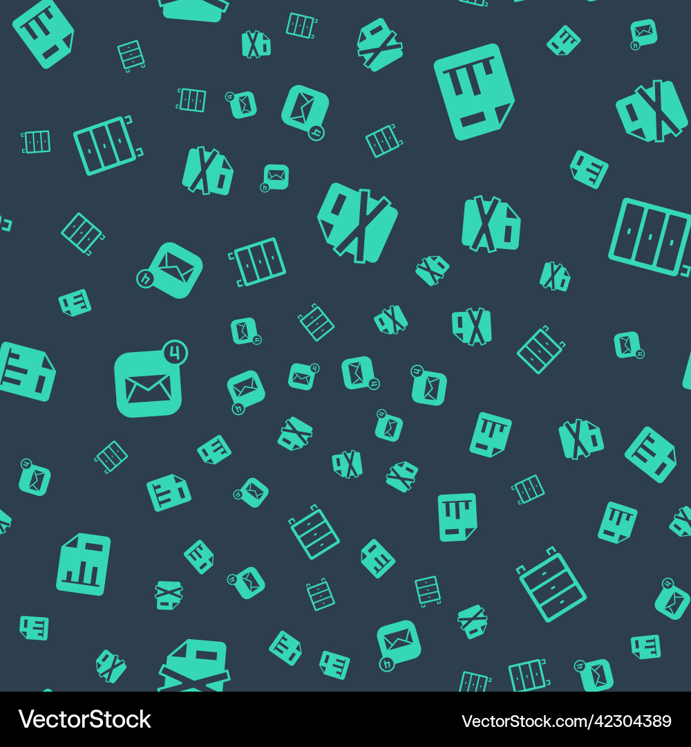 Set delete file document with graph Vector Image