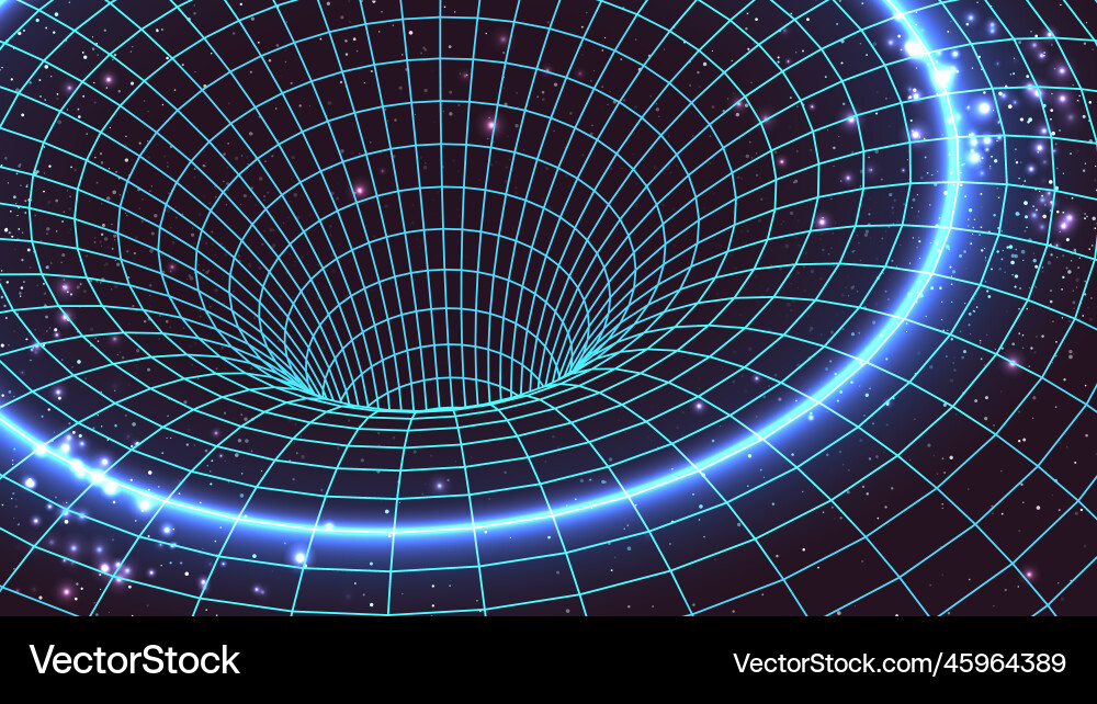 Synthwave background wirefreme abstract 3d object Synthwave background wirefreme abstract 3d object vector image
