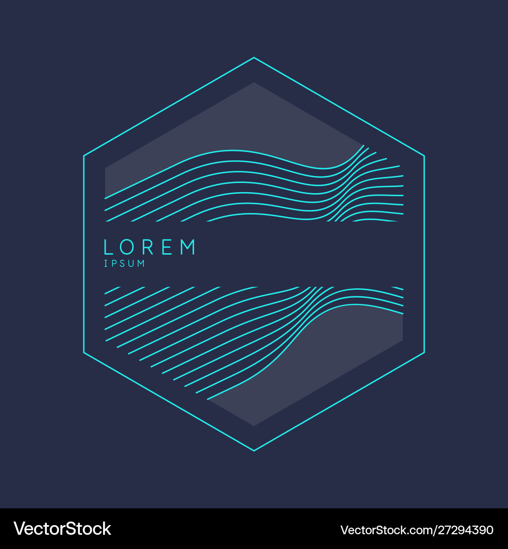 Abstract element with dynamic lines Abstract element with dynamic lines vector image