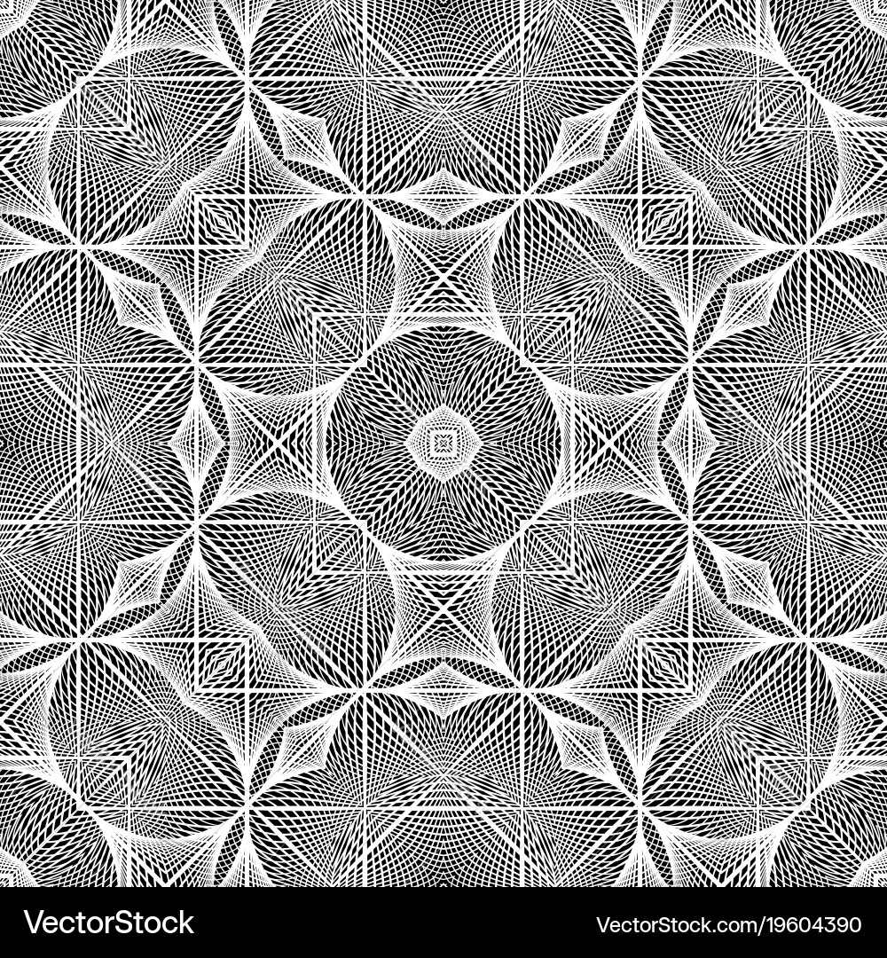 Design seamless monochrome grid pattern Vector Image