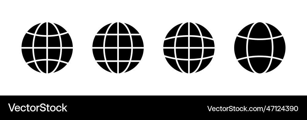 Web icon go to click vector image
