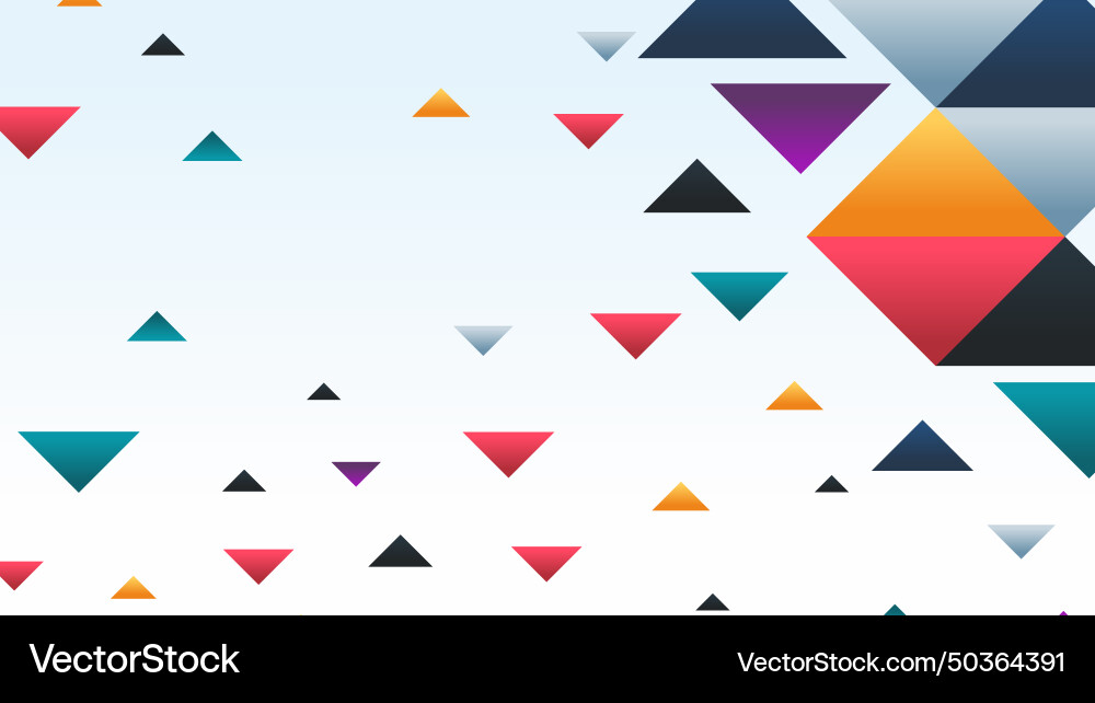 Abstract geometric shapes background with triangle Abstract geometric shapes background with triangle Vector Image