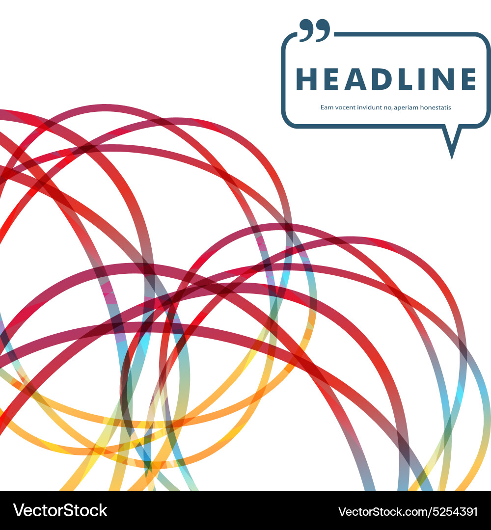 Dynamic Color Line Pattern vector image