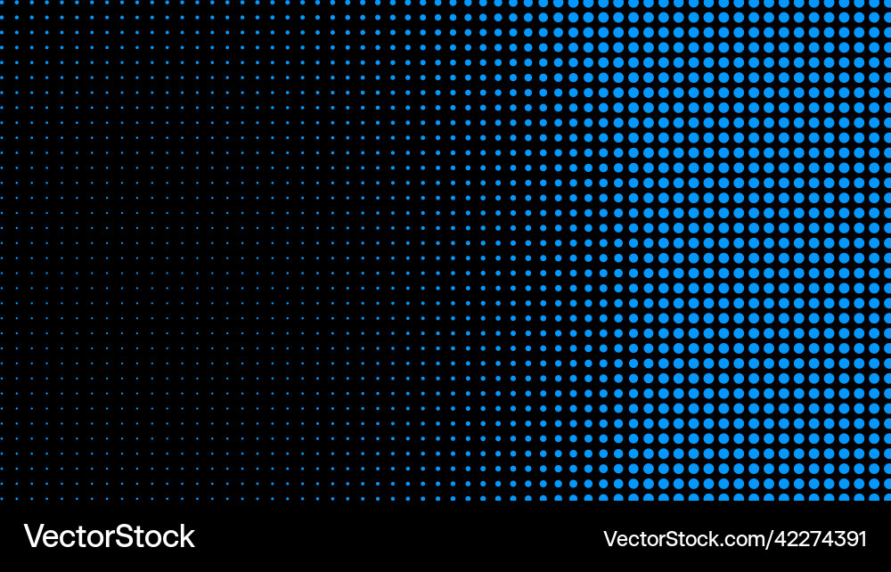 Generative Art: Dynamic Dot Matrix vector image