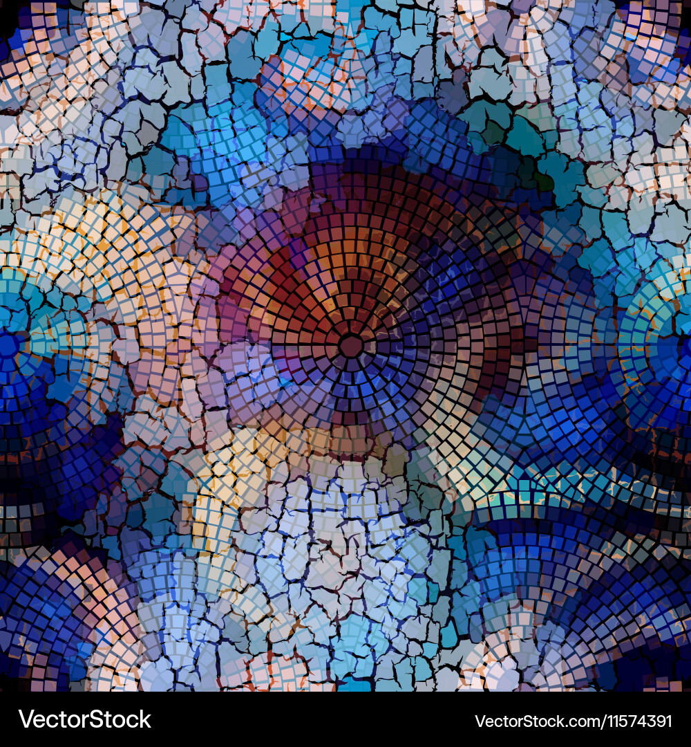 Geometric abstract pattern vector image