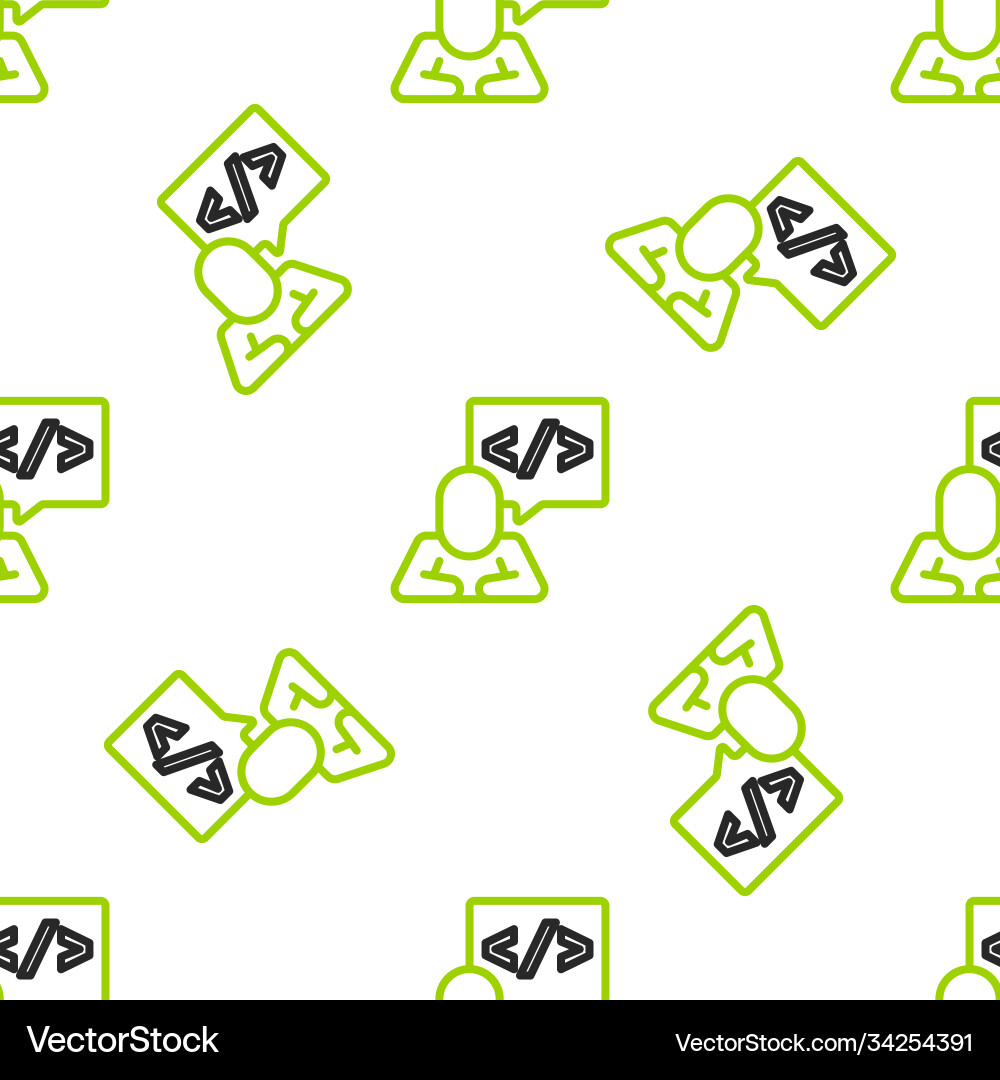 Line web design and front end development icon Line web design and front end development icon vector image