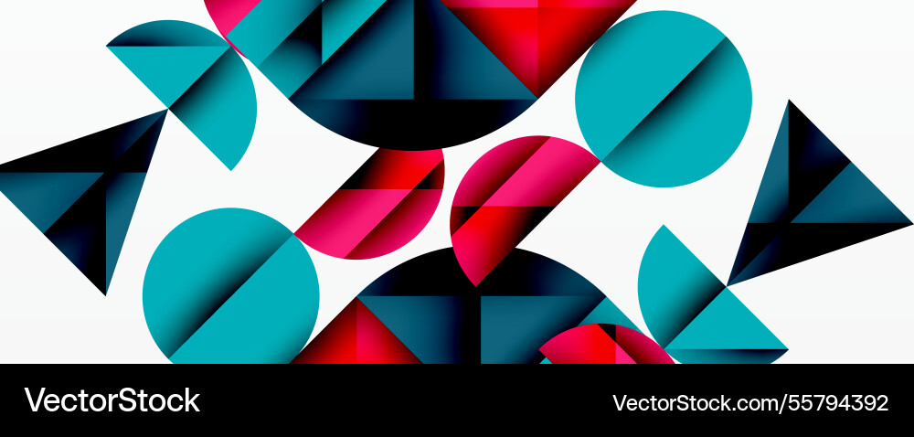 Abstract geometric background with layered Abstract geometric background with layered Vector Image