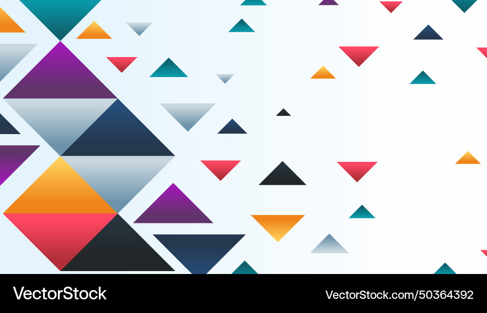 Abstract geometric shapes background with triangle Abstract geometric shapes background with triangle Vector Image