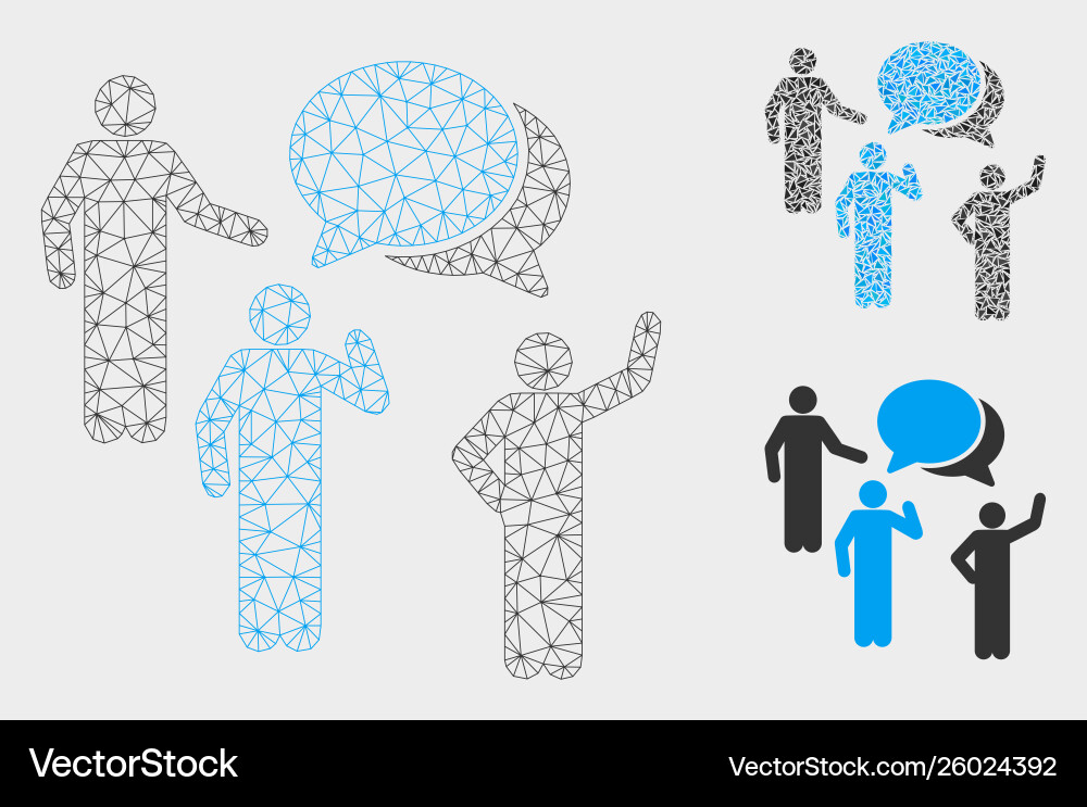Forum mesh wire frame model and triangle Forum mesh wire frame model and triangle vector image