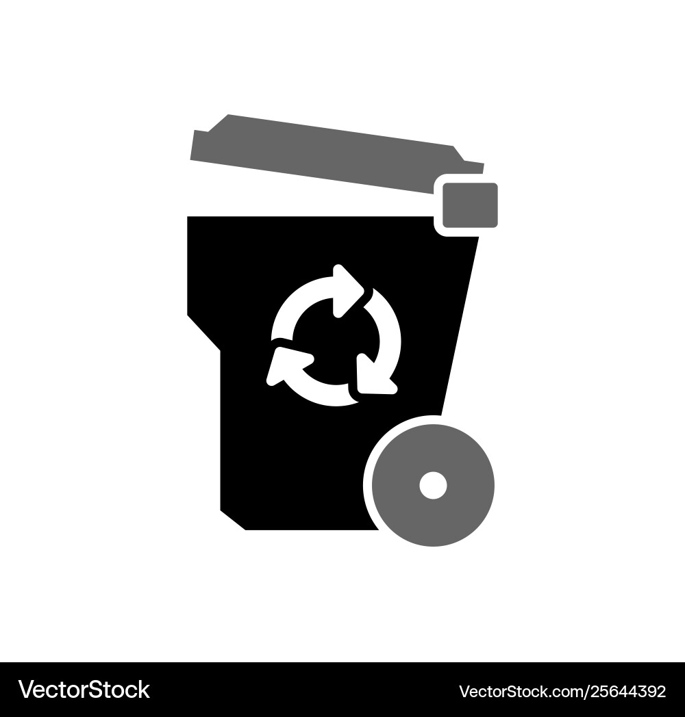 Garbage related icon on background for graphic Garbage related icon on background for graphic Vector Image