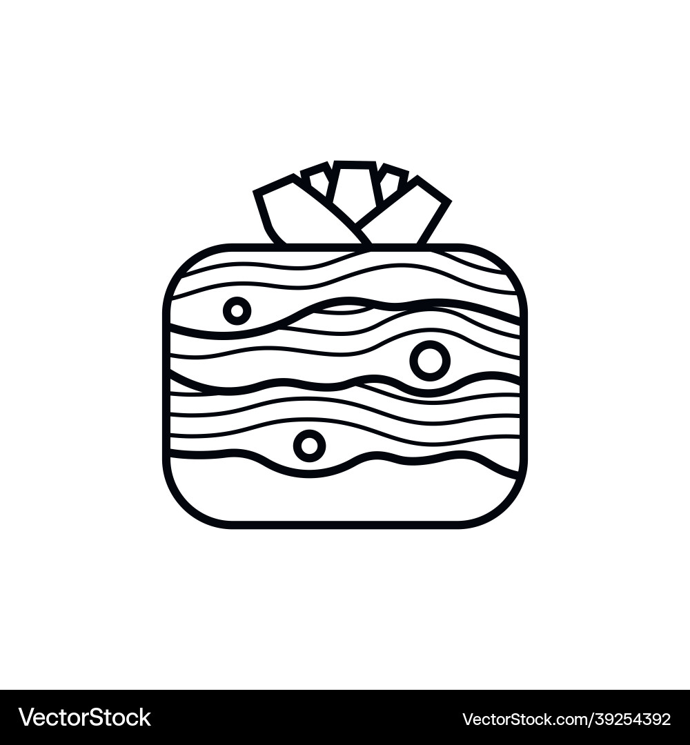 Root crop icon of celery with pattern on white Root crop icon of celery with pattern on white Vector Image