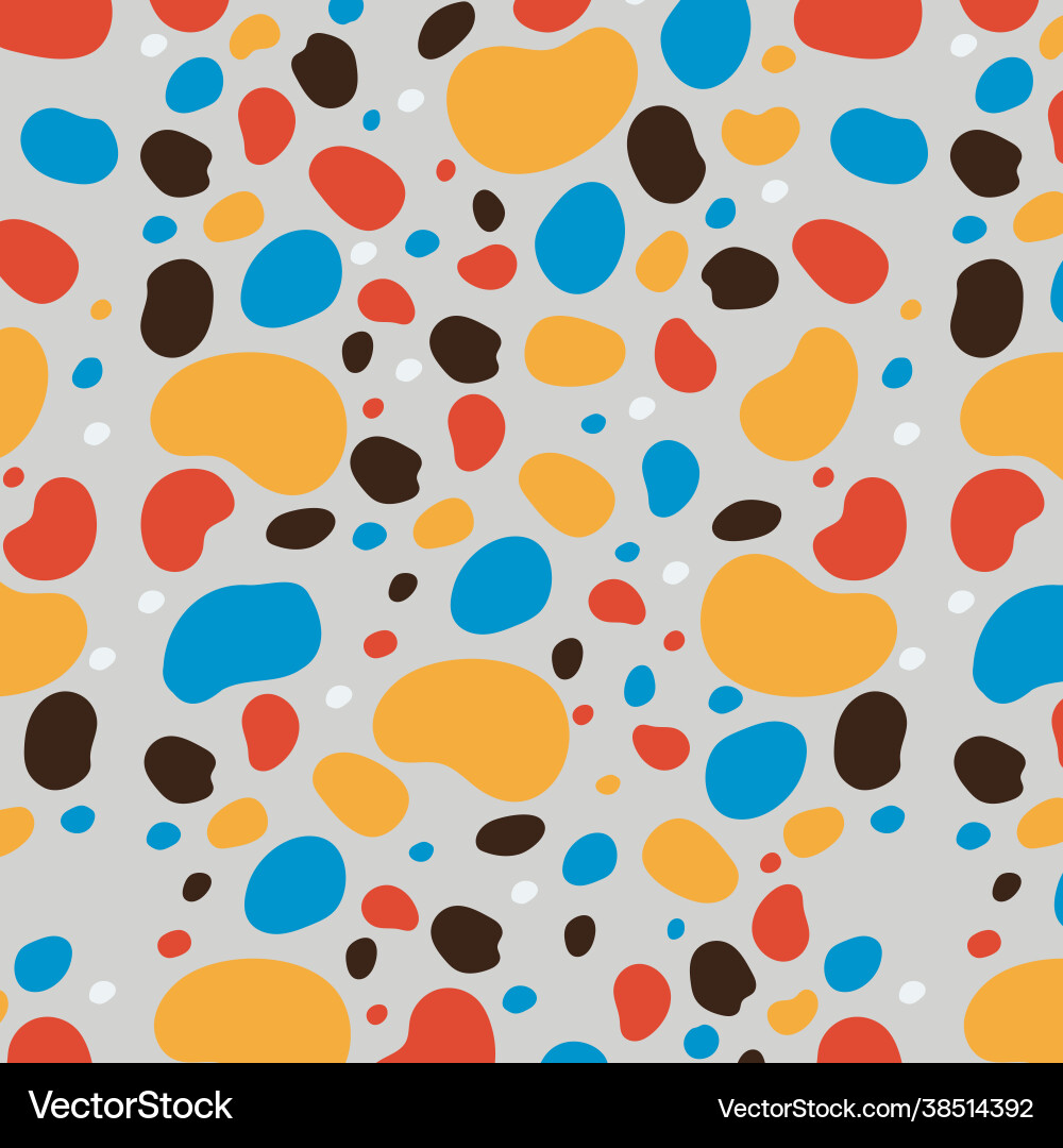 Seamless colored background pattern various Vector Image