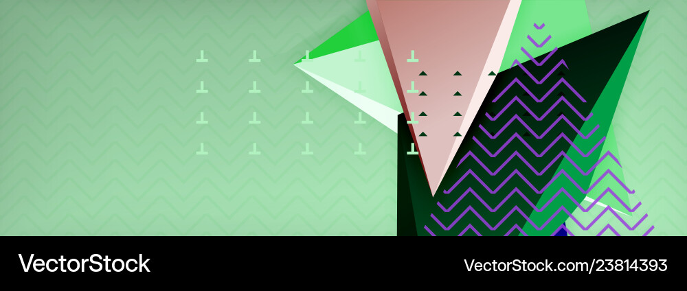 3d triangular minimal abstract background 3d triangular minimal abstract background vector image