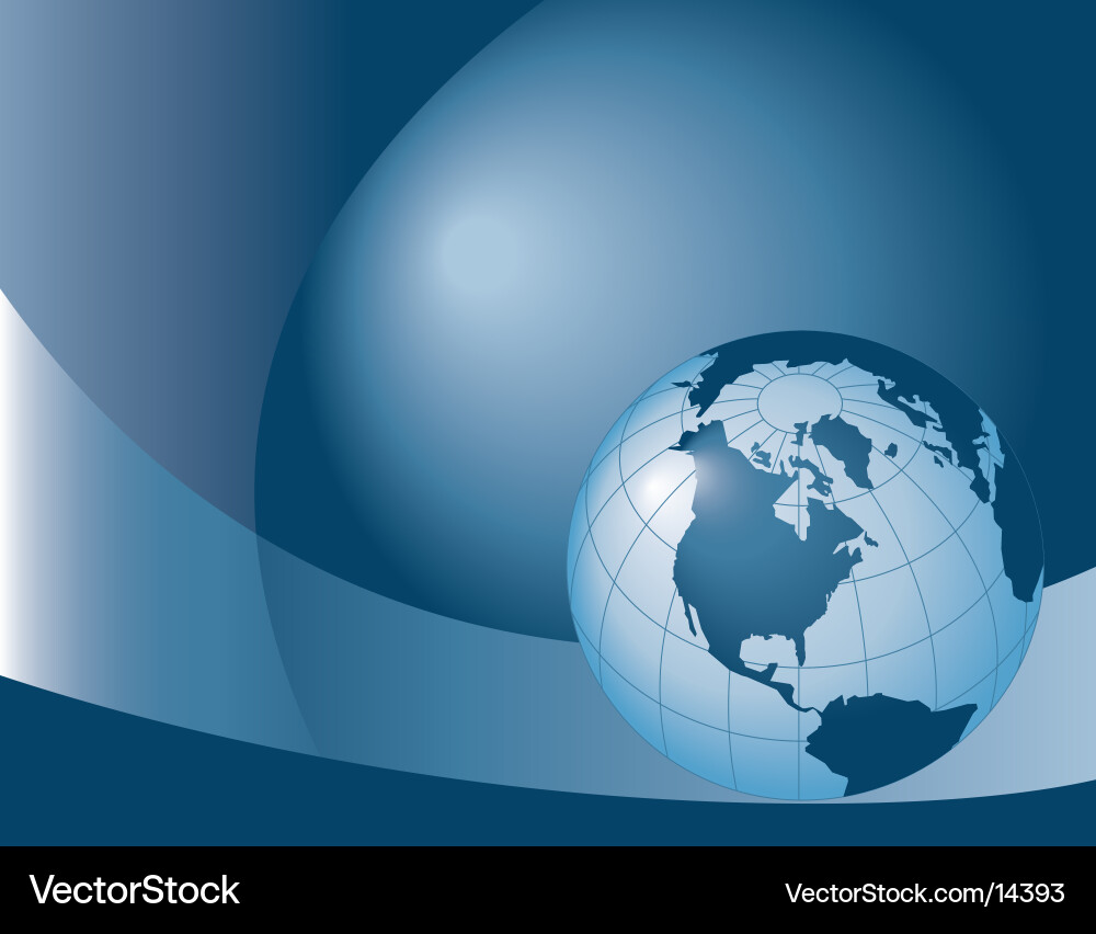 Global Data Network vector image