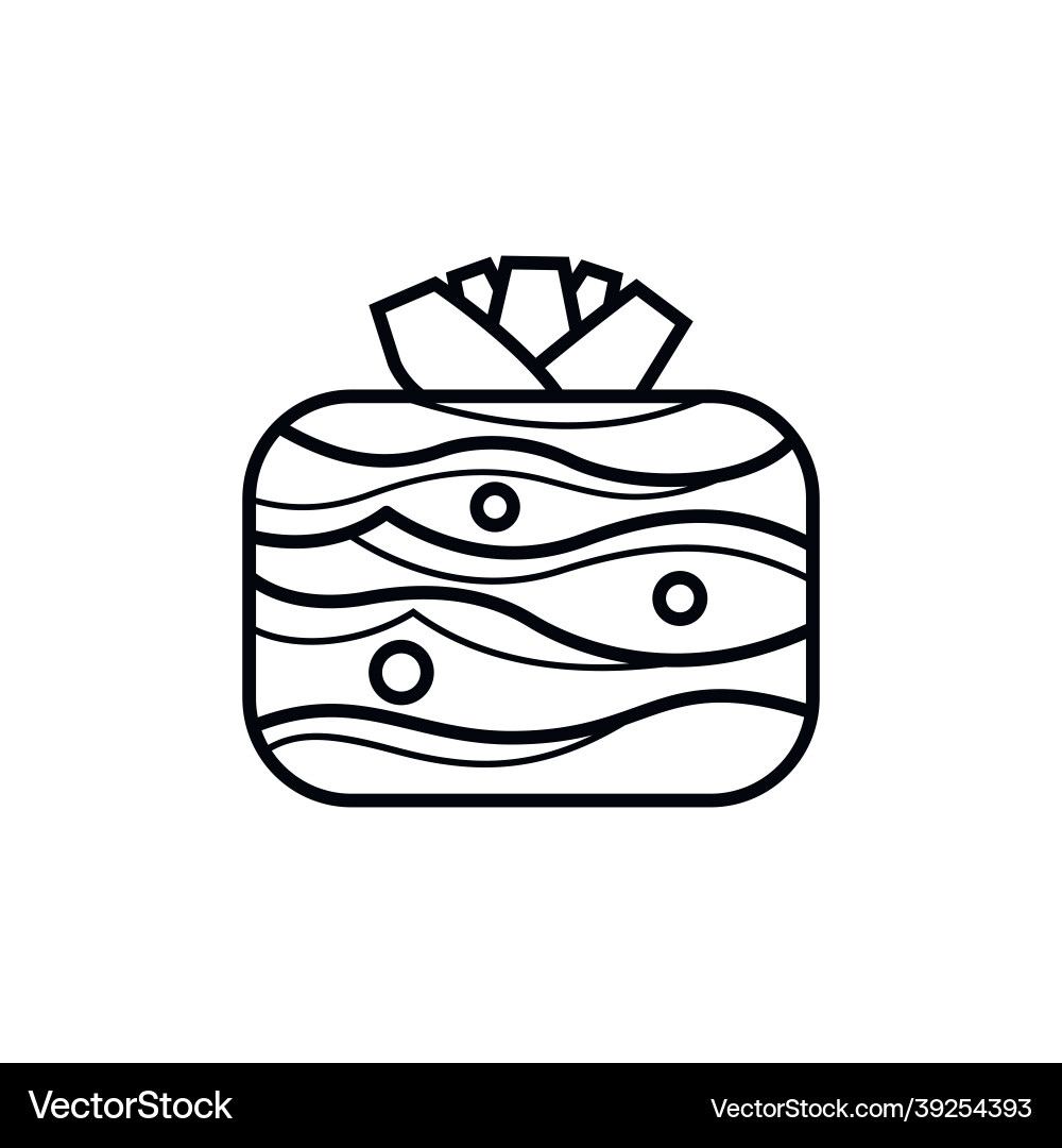 Root crop icon of celery with pattern on white Vector Image