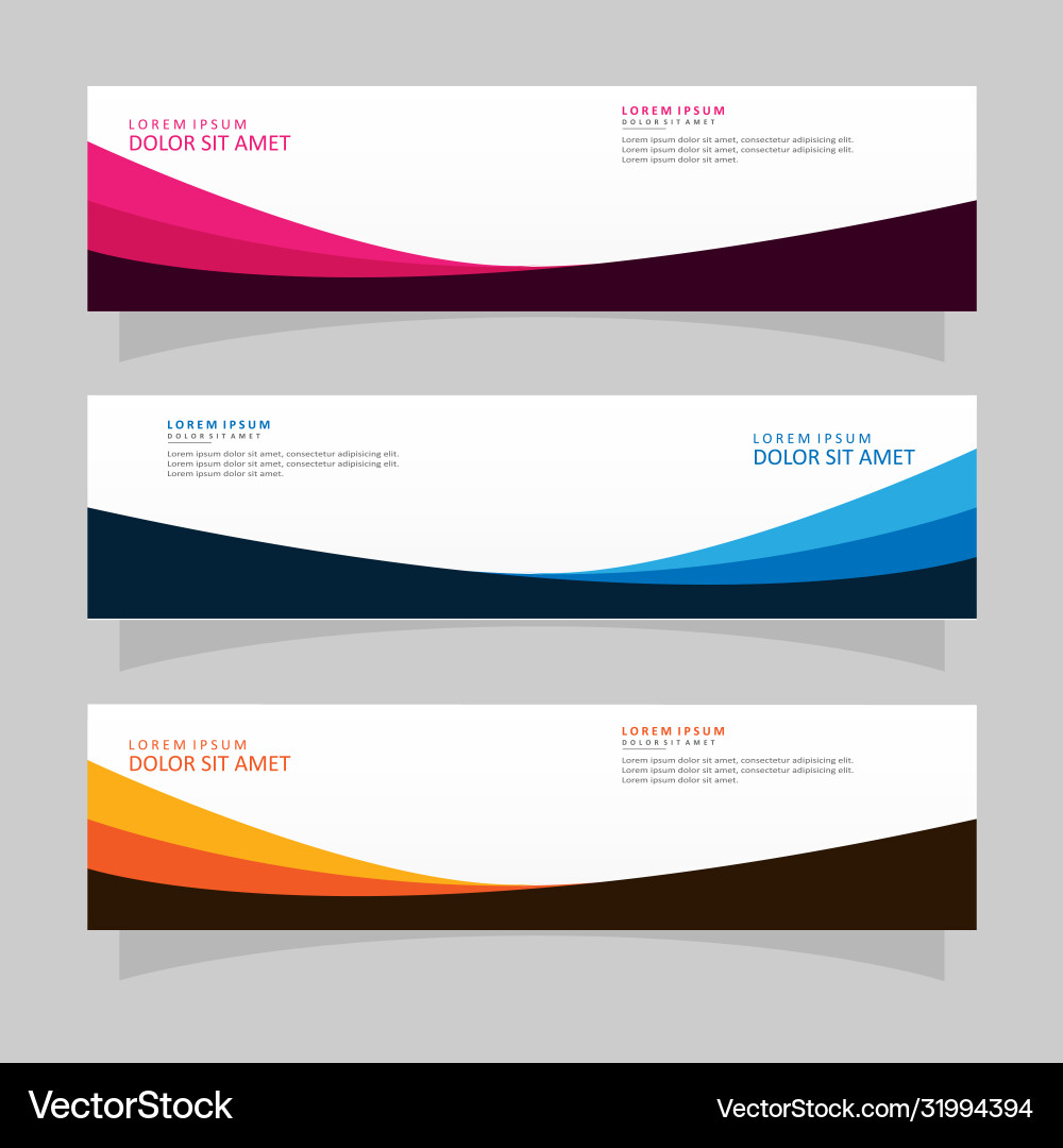 Abstract design banner web template Abstract design banner web template vector image