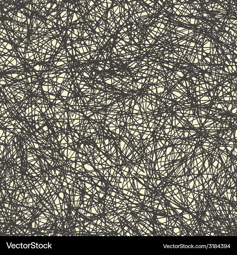 Chaotic Scribble Pattern Vector Image