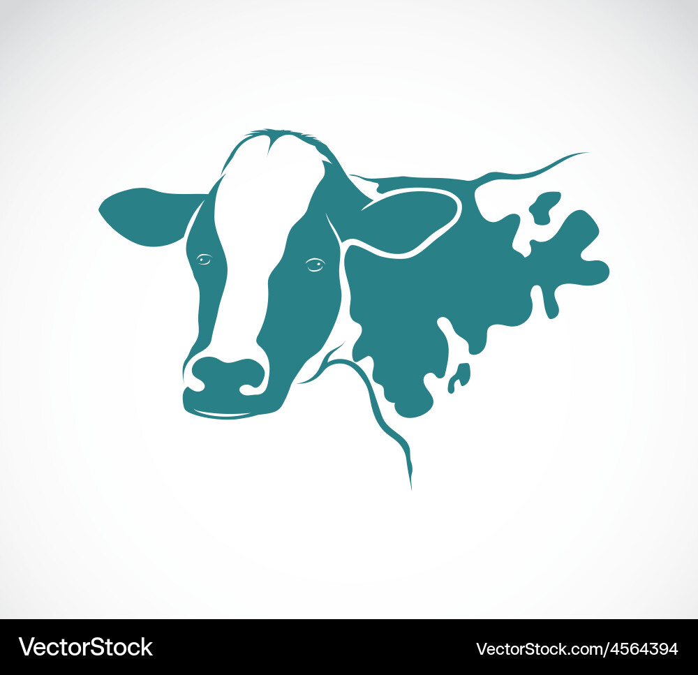 Cow Silhouette Icon vector image