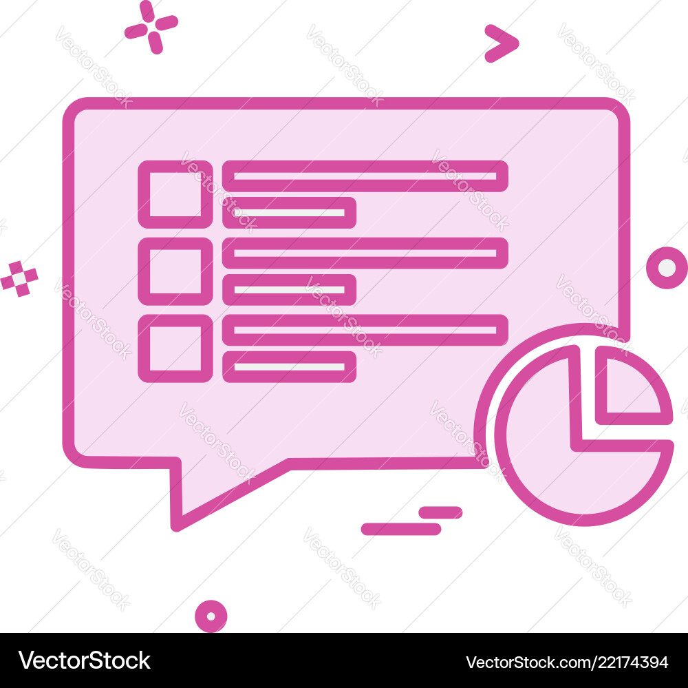 Message icon design Vector Image
