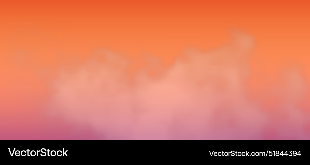 Modern colorful gradient background with clouds Modern colorful gradient background with clouds vector image