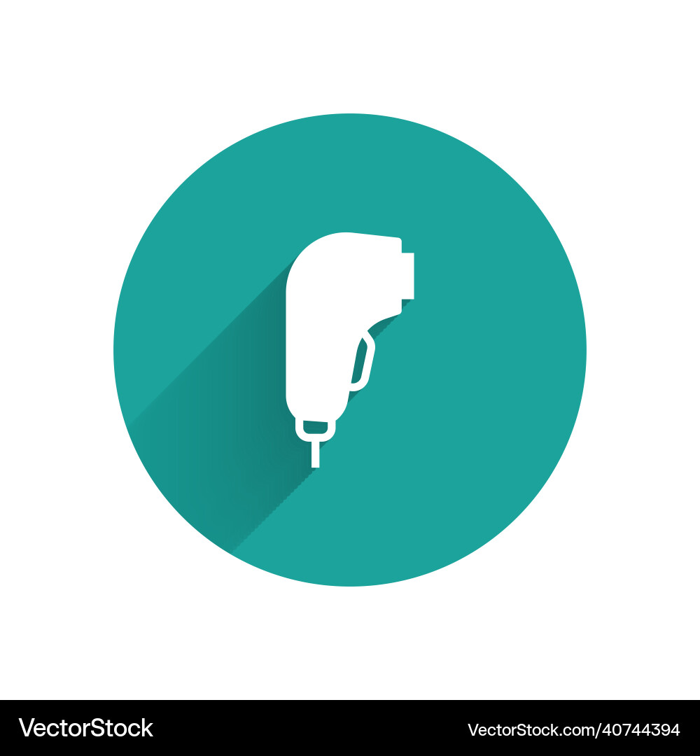 White scanner scanning bar code icon isolated White scanner scanning bar code icon isolated vector image