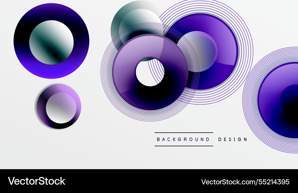 Abstract composition of overlapping circles Abstract composition of overlapping circles Vector Image