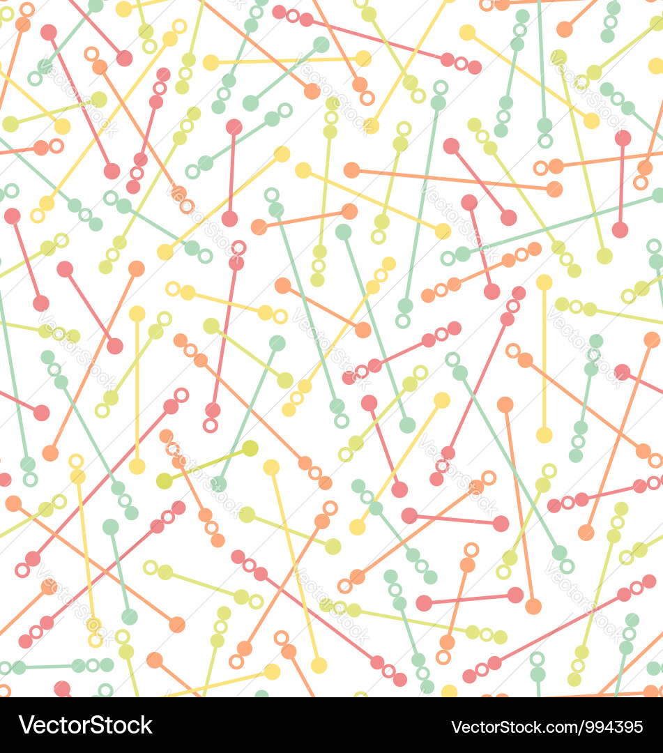 Colorful Abstract Shape Pattern Vector Image
