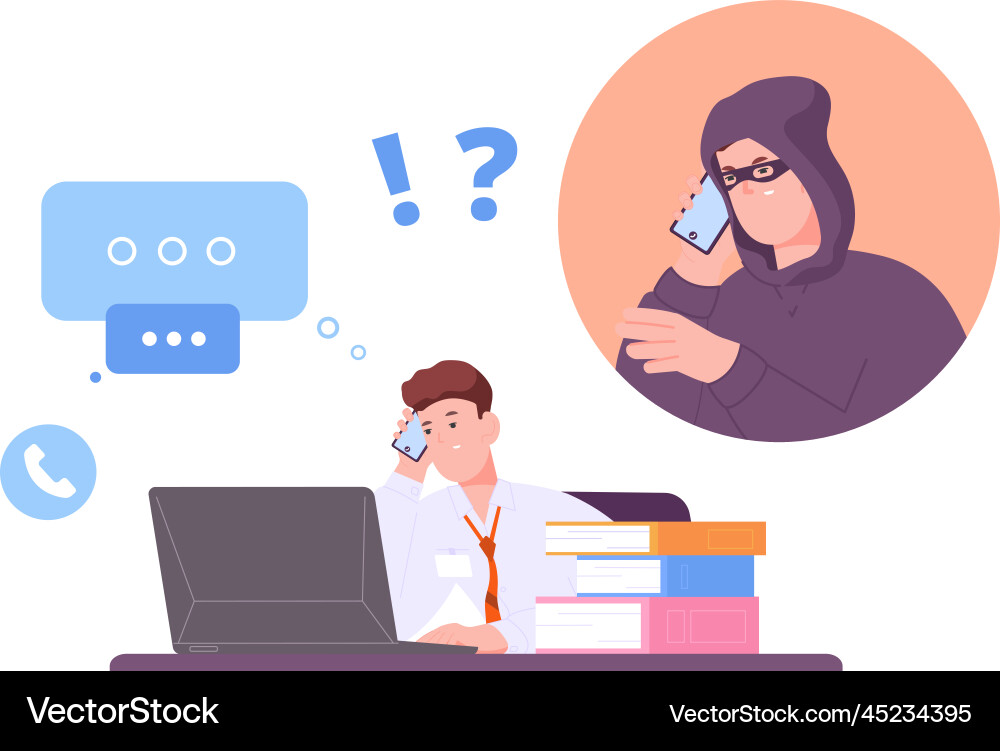Cybercrime & Fraud: Hacker Data Theft Vector Image