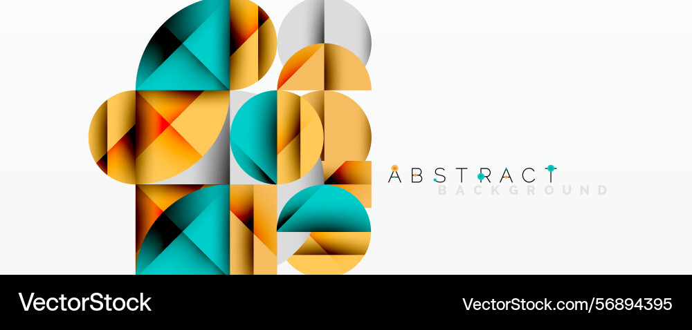 Geometric shapes overlap creating modern design Geometric shapes overlap creating modern design Vector Image