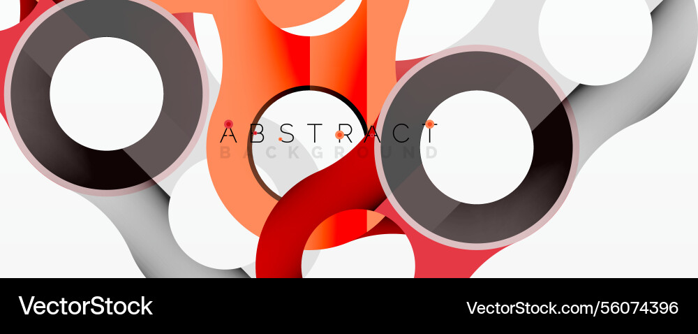Abstract geometric pattern with interlocking vector image