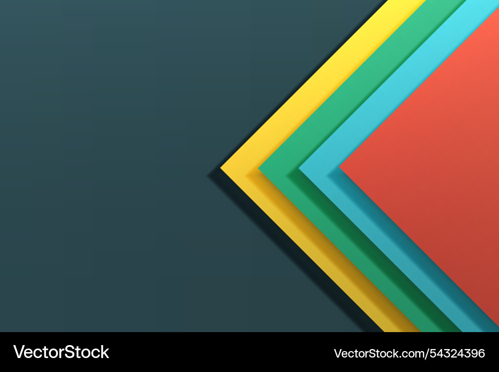 Modern abstract design with color layers Modern abstract design with color layers Vector Image