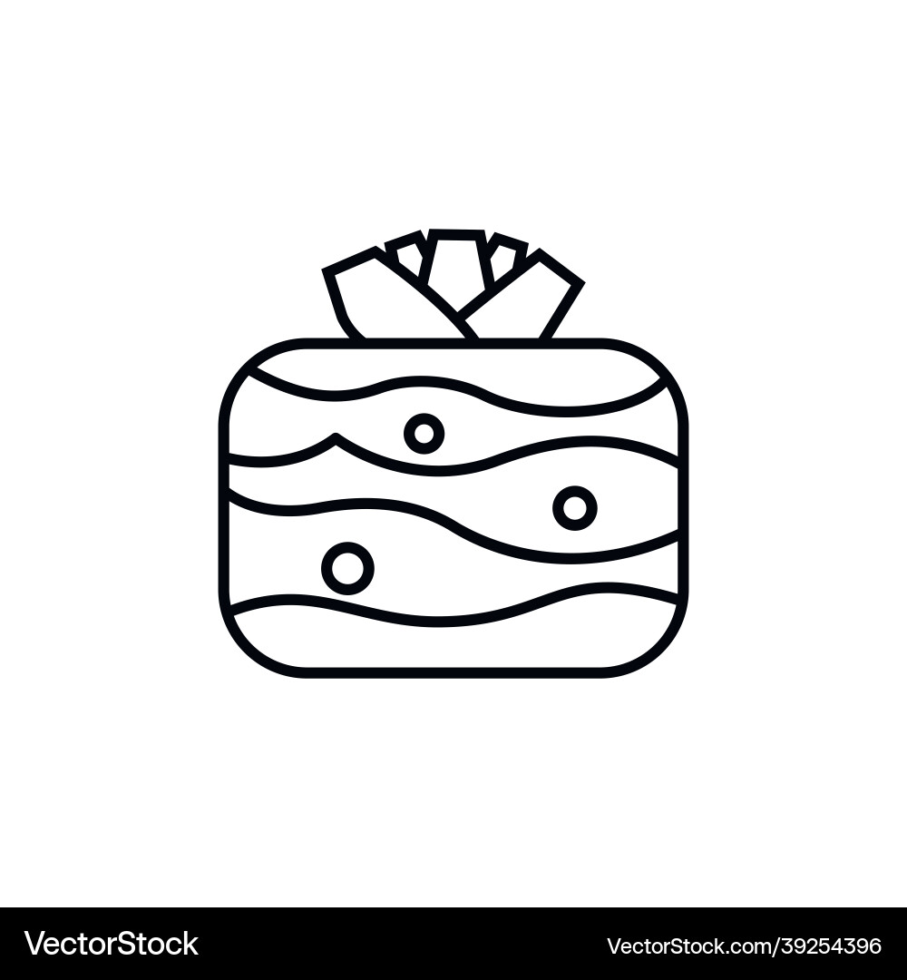 Root crop icon of celery with pattern on white Vector Image