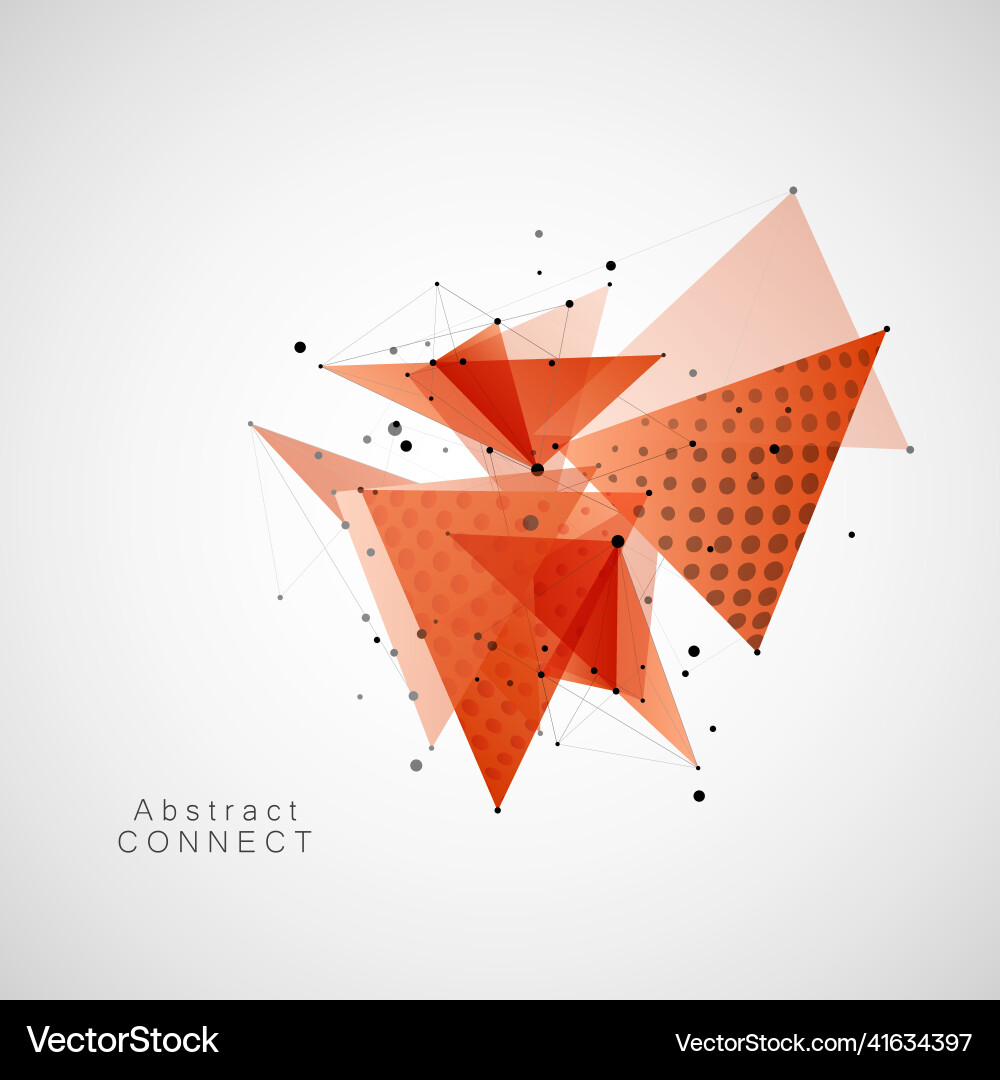 Background concept with connecting dots and lines Background concept with connecting dots and lines vector image