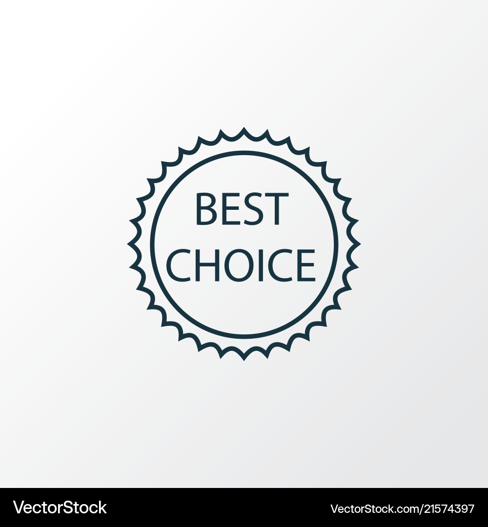 Beste Wahl Symbol Linie Symbol Premium-Qualität Beste Wahl Symbol Linie Symbol Premium-Qualität vektorbild