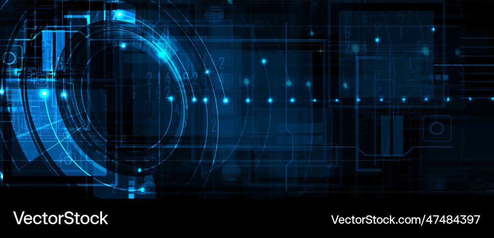 Conceptual technology of artificial intelligence Conceptual technology of artificial intelligence vector image