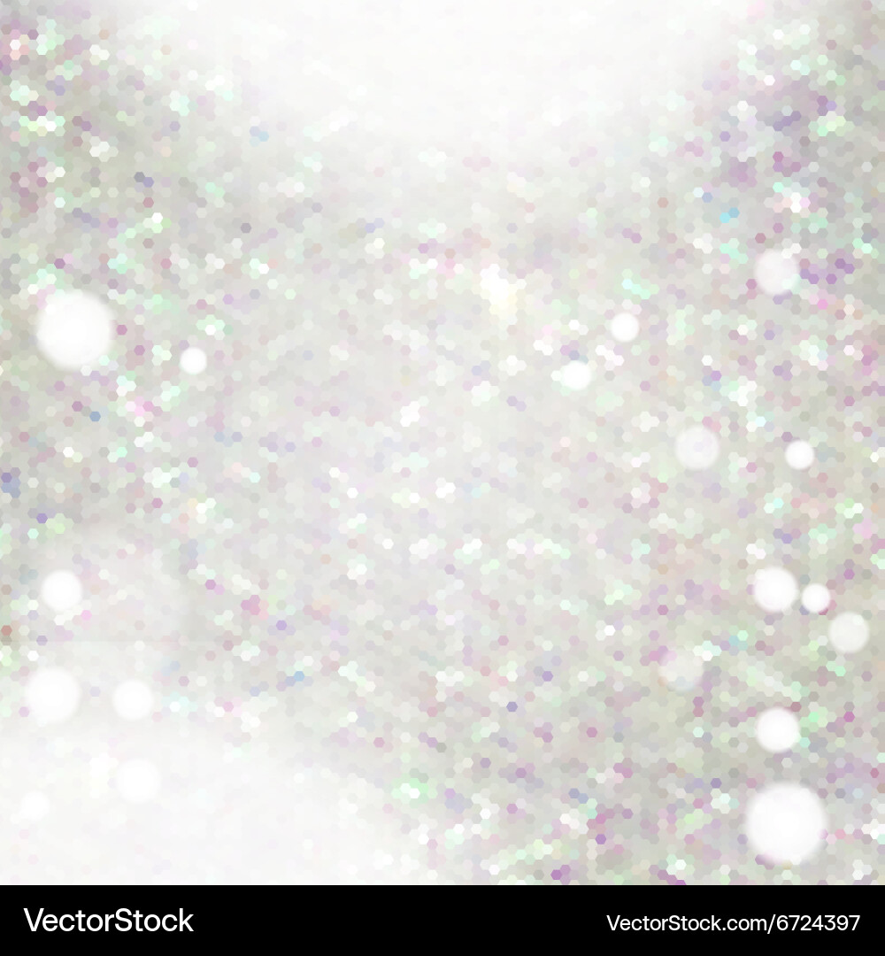 Glitter texture with glows and bokeh vector image