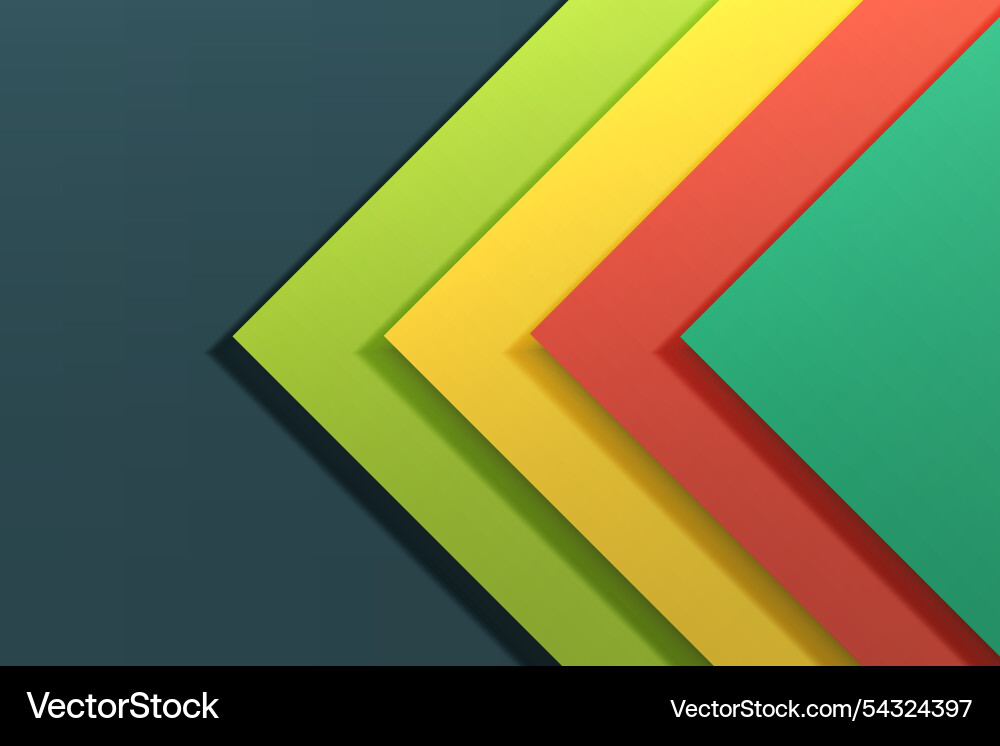 Modern abstract design with color layers Modern abstract design with color layers vector image