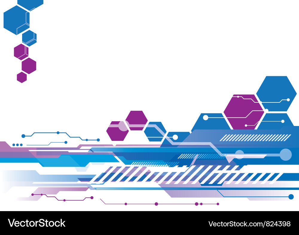 Modern Tech Abstract Background Vector Image