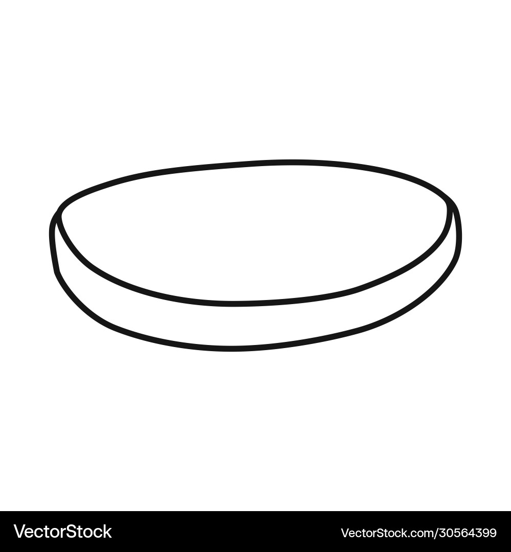 Design sausage and slice symbol web Vector Image
