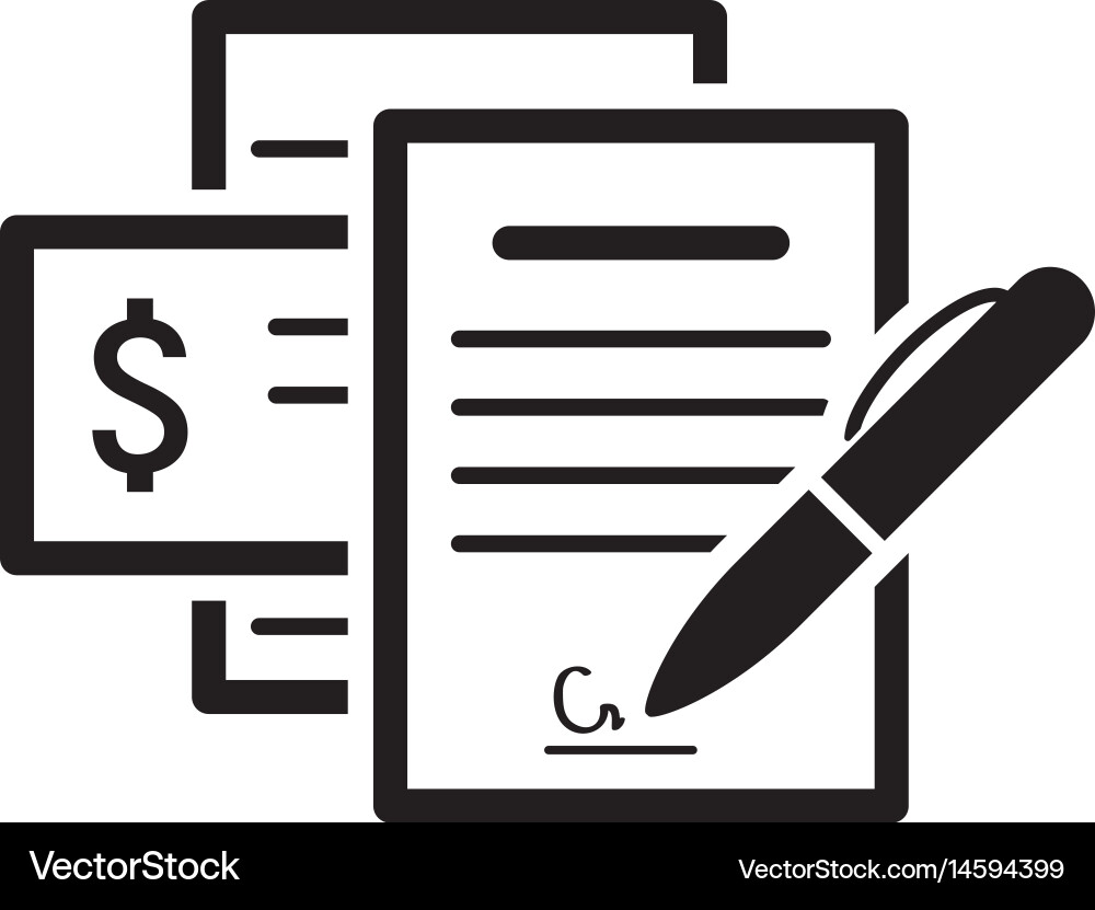 Documents & Workflow Icon Set vector image