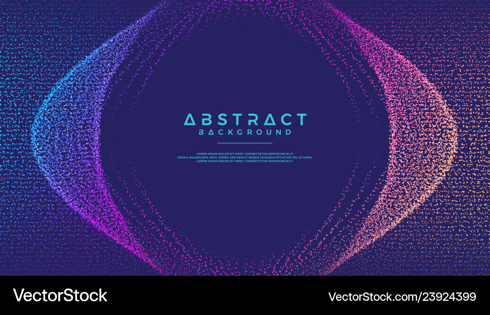 Dynamic abstract liquid flow particles background vector image