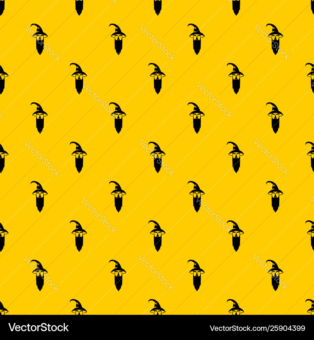 Wizard pattern Wizard pattern vector image