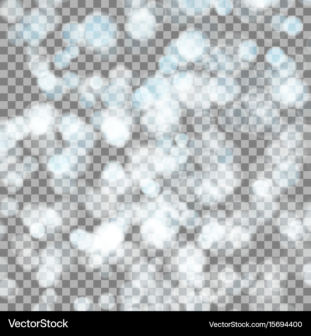 Abstract blue circular bokeh eps 10 vector image