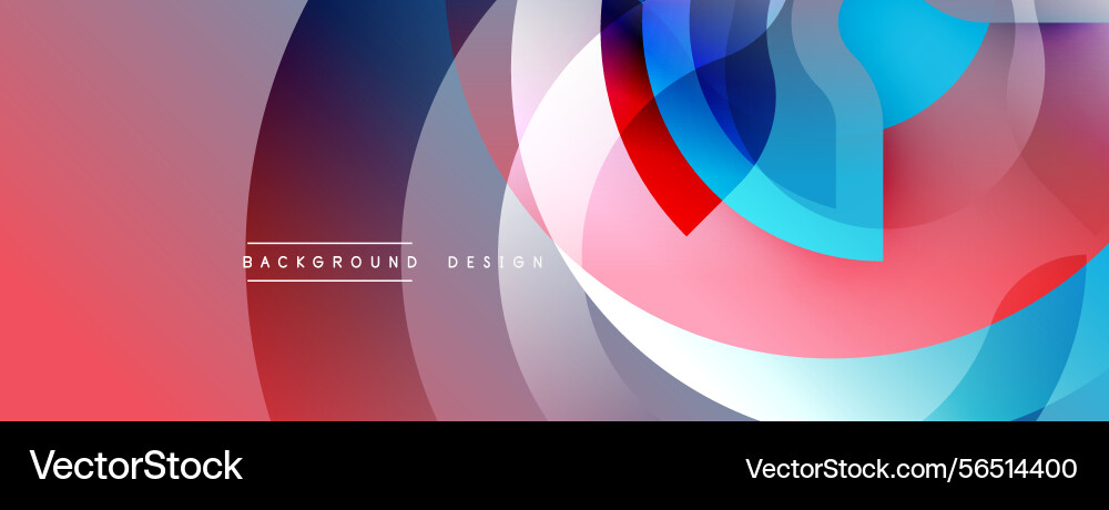 Abstract design features overlapping circles Abstract design features overlapping circles vector image