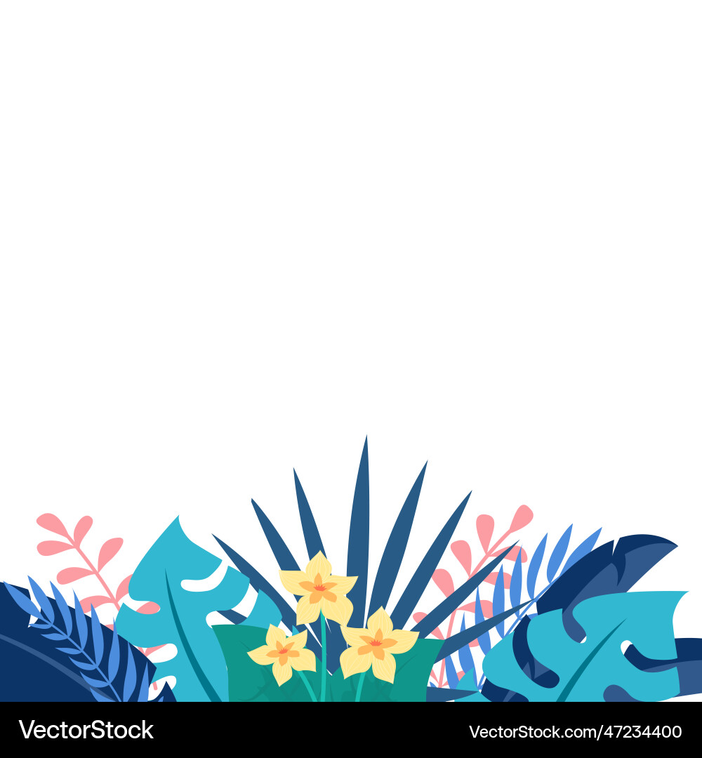 Banner with empty space for text summer design Banner with empty space for text summer design vector image