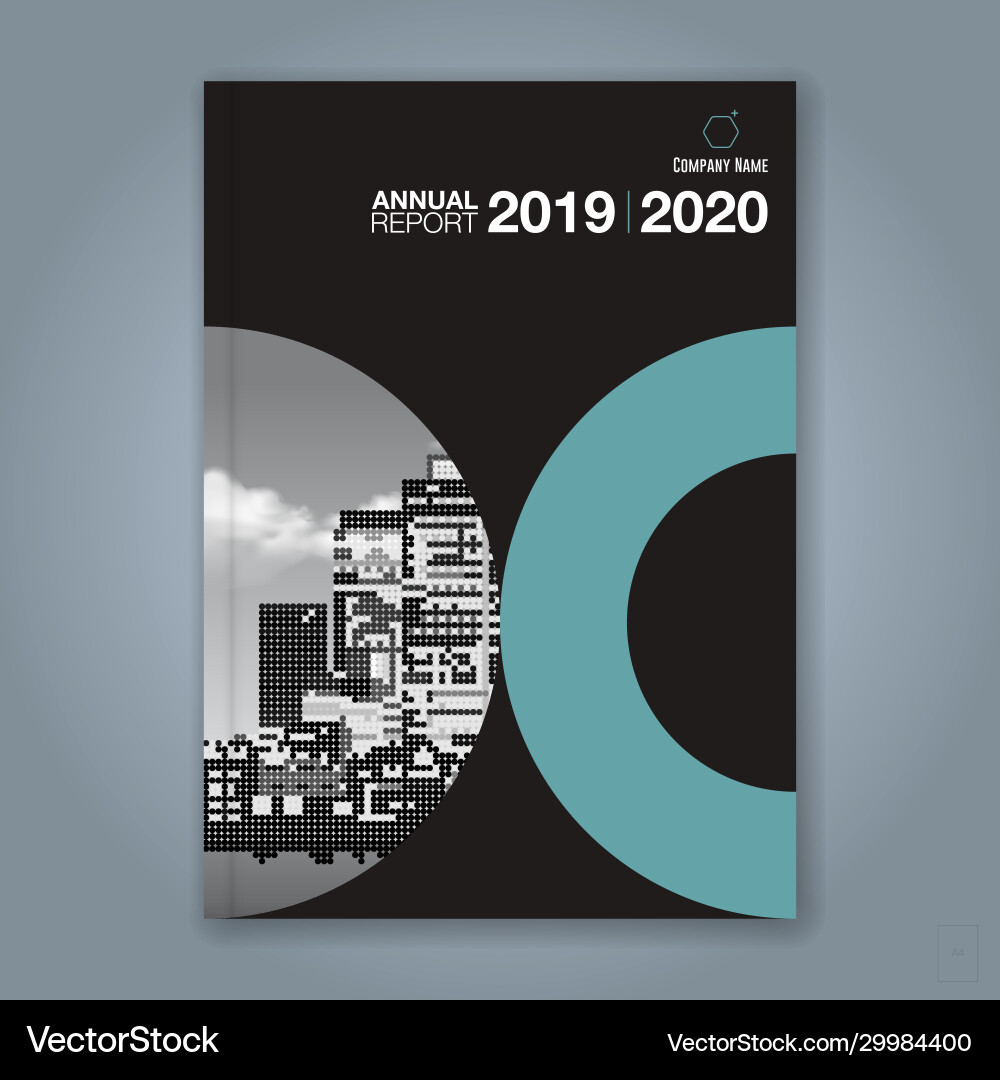 Cover annual report 1596 Cover annual report 1596 Vector Image