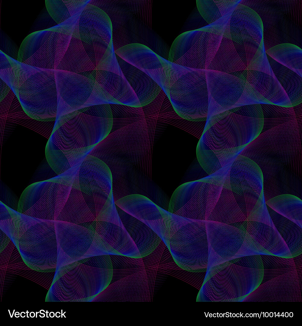 Fractal design pattern background vector image