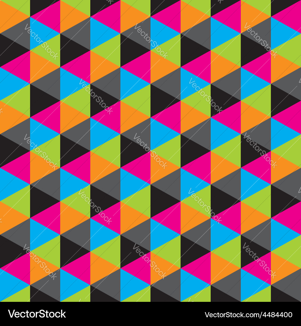 Geometric Polygon Pattern vector image