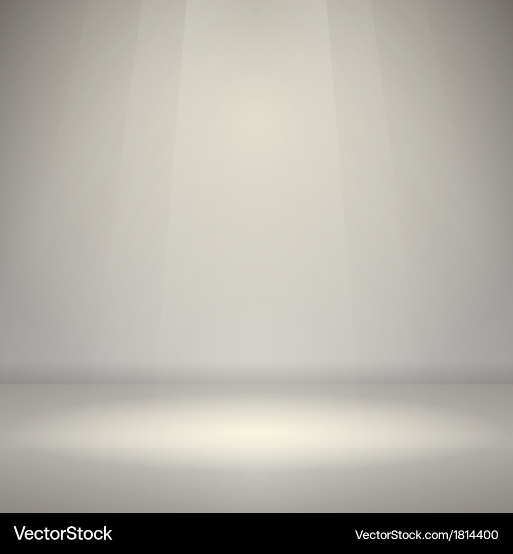 Modern Empty Studio Space Vector Image